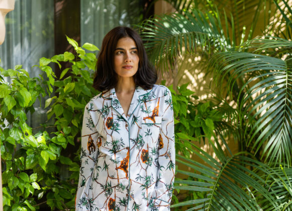 8 Best Ethical Silk Pajamas for Luxurious & Sustainable Sleepwear king-louie_organic-cotton-pyjamas_luna-noon_low-res-2