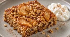 Cinnamon Apple Baked Oatmeal