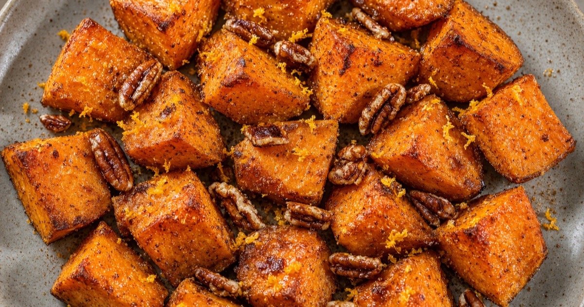 cinnamon roasted sweet potatoes