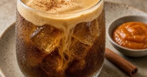 Pumpkin Cold Foam Iced Coffee