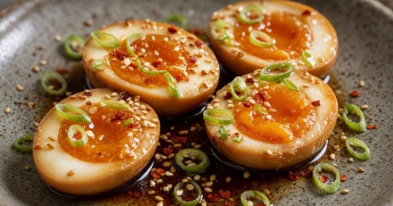 marinated jammy eggs