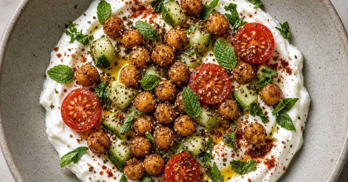 savory greek yogurt bowl