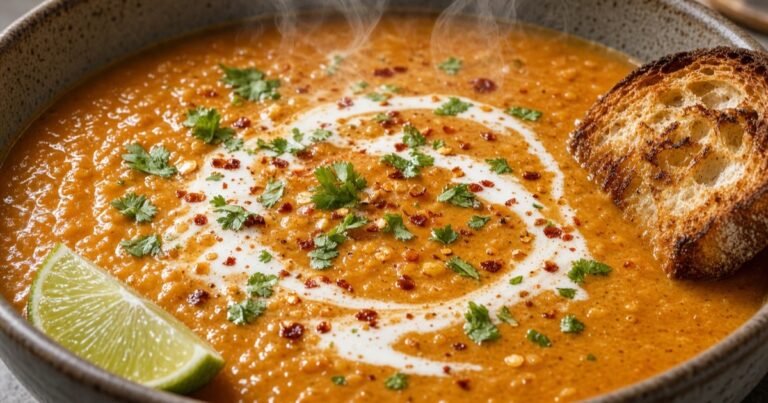 red lentil soup